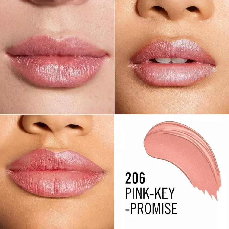 Rimmel London Lasting Finish Lipstick #206 Nude Pink (4gm)