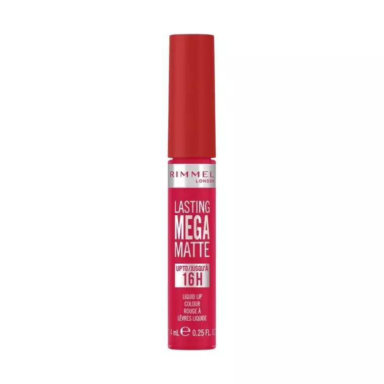 Rimmel London Lasting Mega Matte Liquid Lipstick #910 Fuchsia Flush (7.4ml)