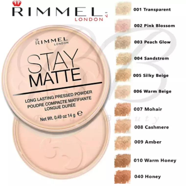 Rimmel London Stay Matte Pressed Powder #002 Pink Blossom (14gm)