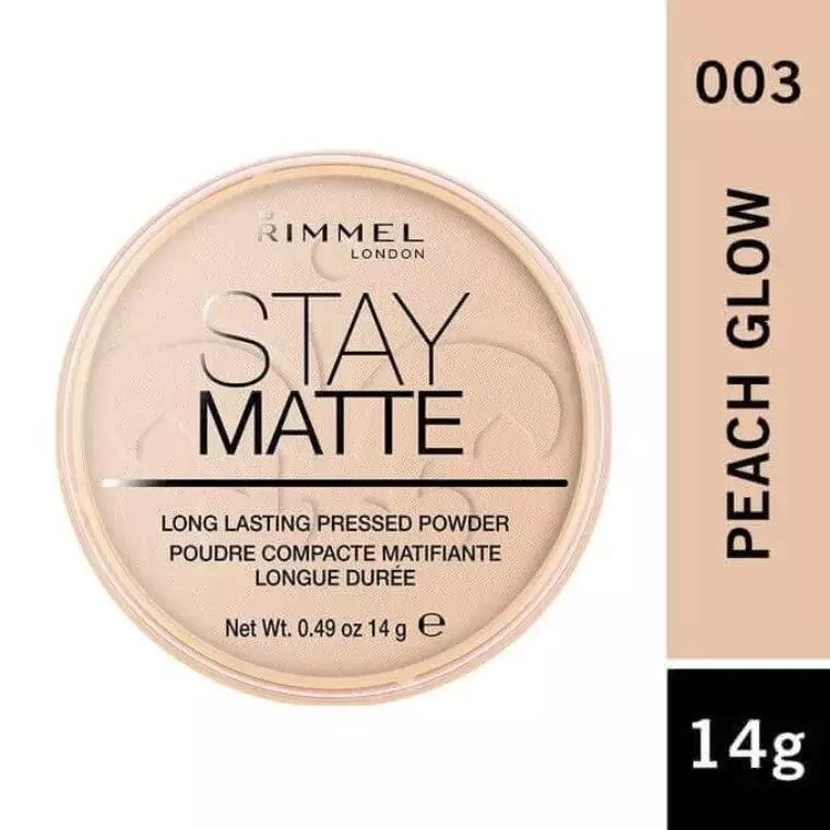 Rimmel London Stay Matte Pressed Powder #003 Peach Glow (14gm)