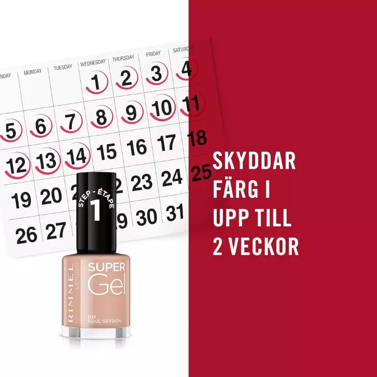 Rimmel London Super Gel Nail Polish #012 Soul Session (12ml)