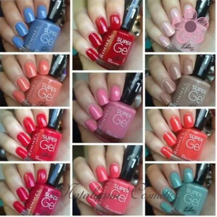 Rimmel London Super Gel Nail Polish #047 Spiced Coral (12ml)