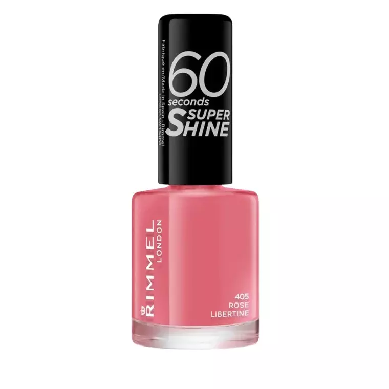 Rimmel London 60 Seconds Super Shine Nail Polish #405 Rose Libertine (8ml)