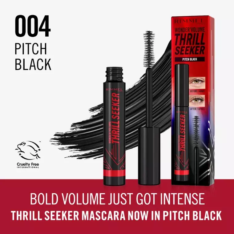 Rimmel London Thrill Seeker Mascara #Pitch Black (8ml)
