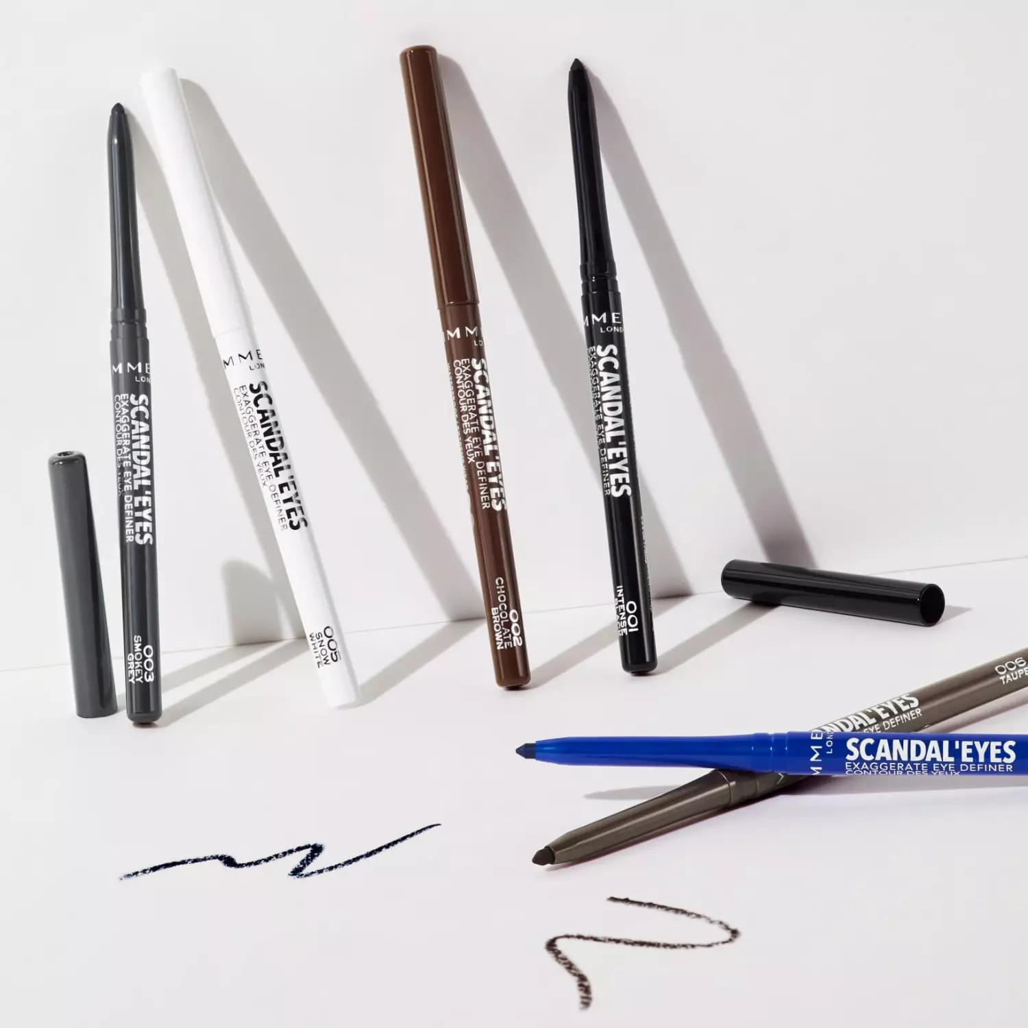 Rimmel London Scandaleyes Exagerate Eye Definer - 005 SNOW WHITE (0.35g)