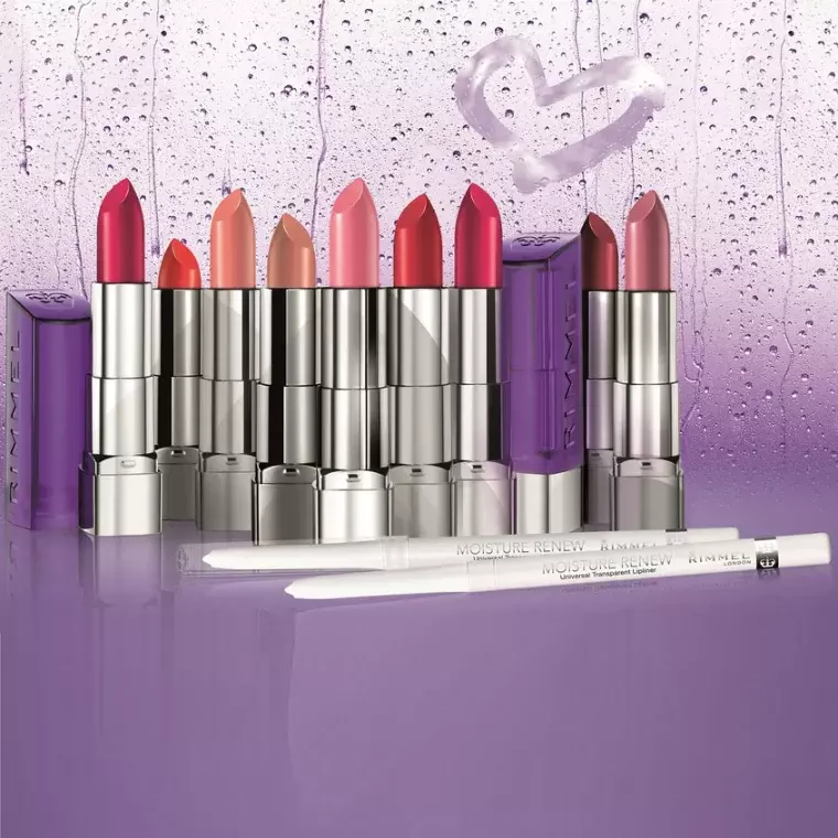 Rimmel London Moisture Renew Lipstick #140 Rose Record (4gm)