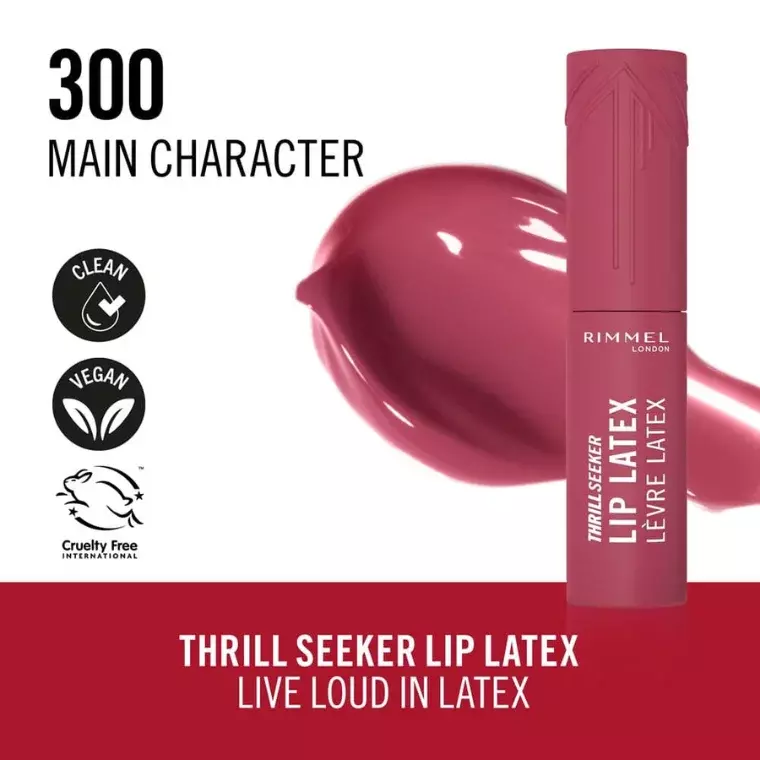 Rimmel Thrill Seeker Lip Latex #300 Main Character (6ml)