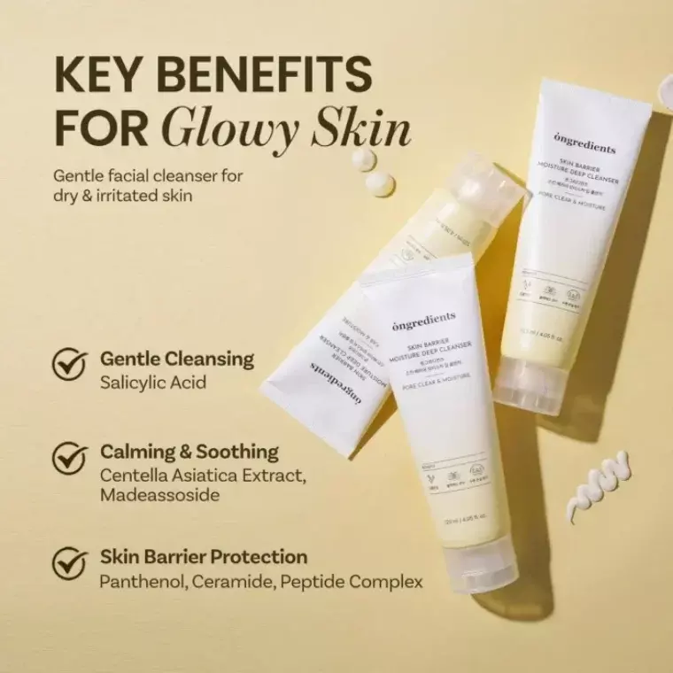 Ongredients Skin Barrier Moisture Deep Cleanser (120ml)