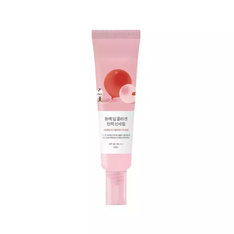 Round Lab Camellia Deep Collagen Firming Sun Serum SPF50+ (50ml)