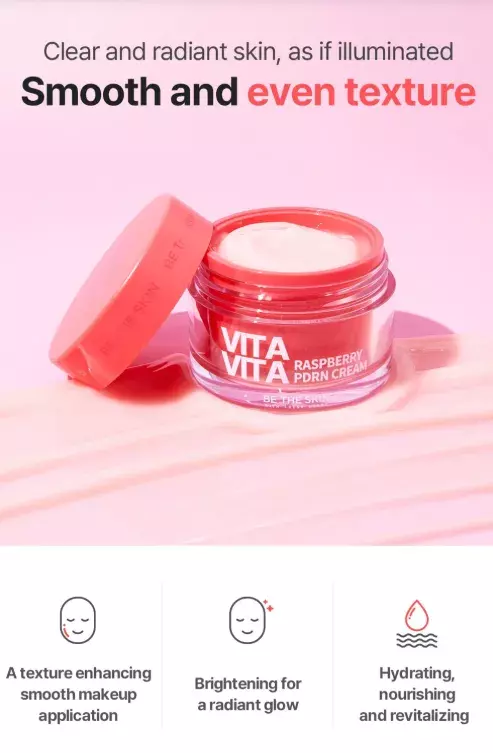 Be The Skin Vitavita Raspberry PDRN Cream (50g)