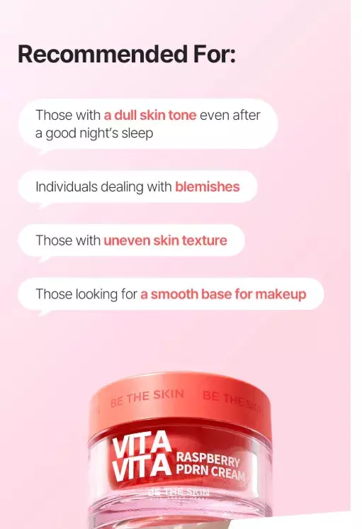 Be The Skin Vitavita Raspberry PDRN Cream (50g)