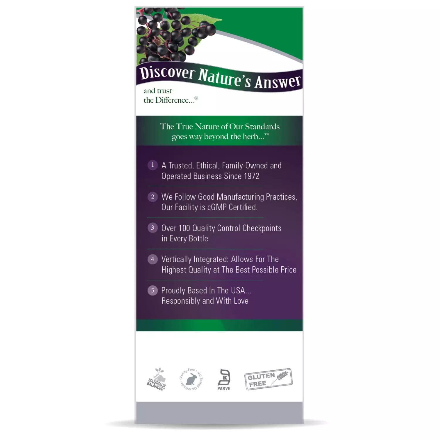 Nature's Answer Sambucus Black Elderberry 240ml
