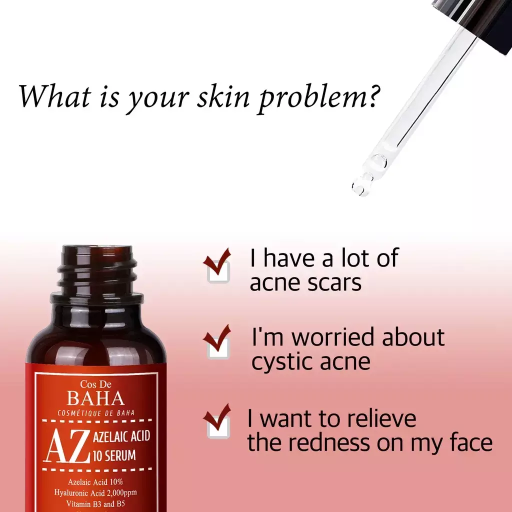 Cos De BAHA Azelaic Acid 10% Serum (30ml)