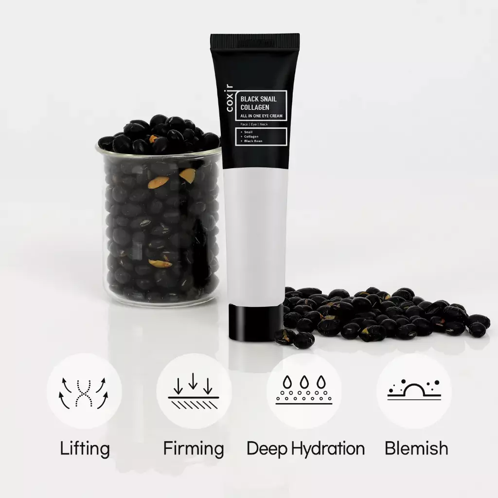 Coxir Black Snail Collagen All In One Eye Cream 30ml