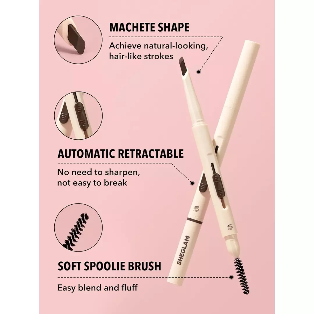 Sheglam Better Brows Long Lasting Eyebrow Pencil - Chocolate (0.15ml)