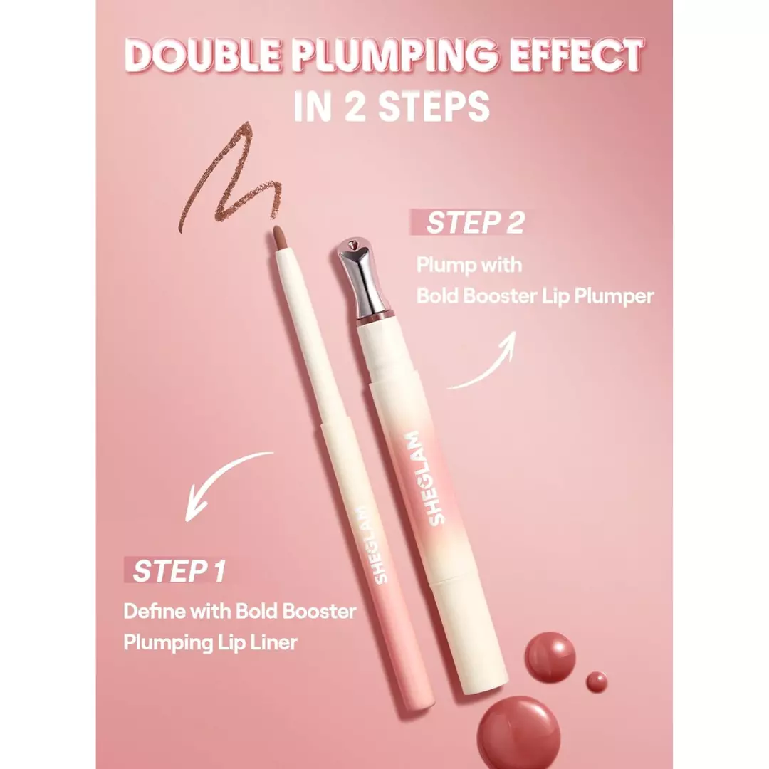 Sheglam Bold Booster Plumping Lip Liner - Blush Hour (0.2g)