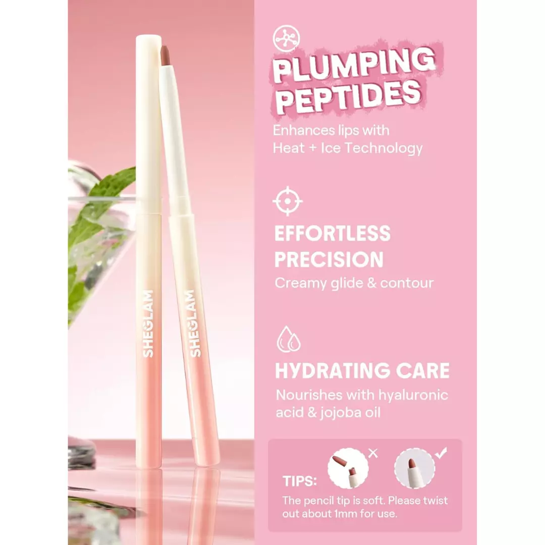 Sheglam Bold Booster Plumping Lip Liner - Blush Hour (0.2g)