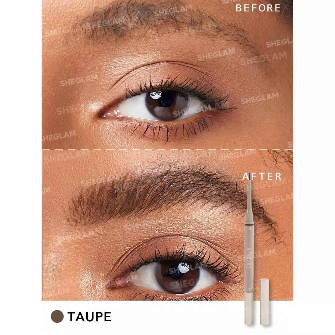 Sheglam Brows On Demand 2-In-1 Brow Pencil - Taupe (0.4g)