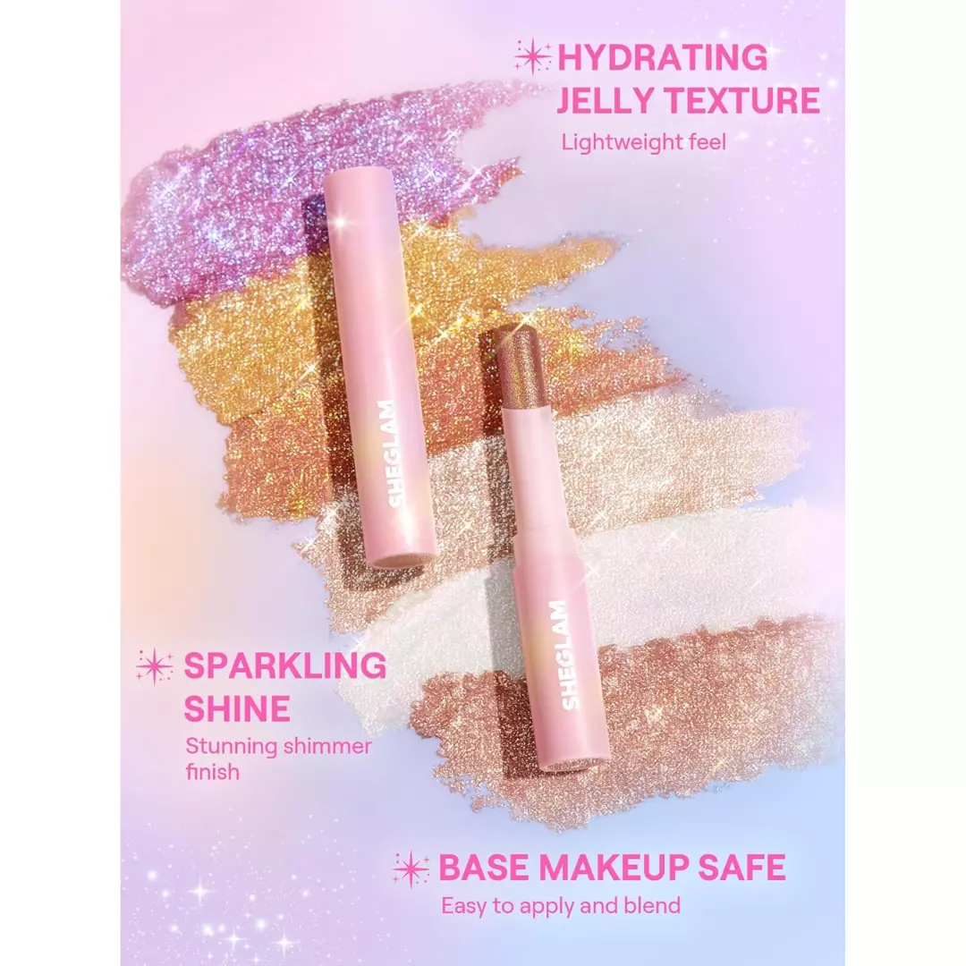 Sheglam Crystal Jelly Glaze Stick - Champagne Gleam (3g)