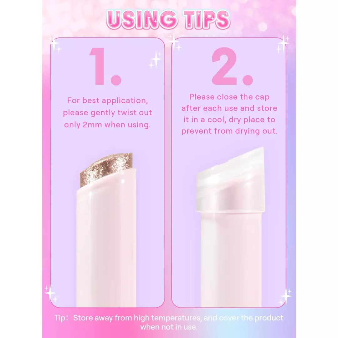 Sheglam Crystal Jelly Glaze Stick - Champagne Gleam (3g)