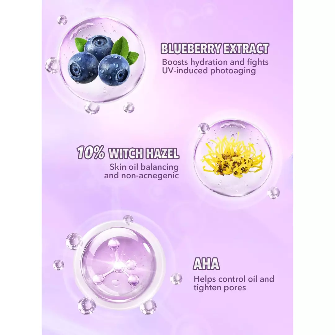 Sheglam Good Grip Hydrating Primer - Blueberry + AHA (15ml)