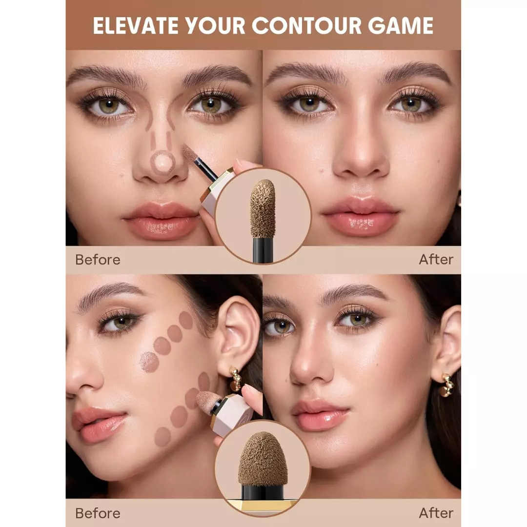 Sheglam Precision Sculpt Liquid Contour Duo - Soft Tan (6ml)