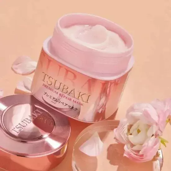 Shiseido Tsubaki Premium Repair Hair Mask Pink Camelia (180g)