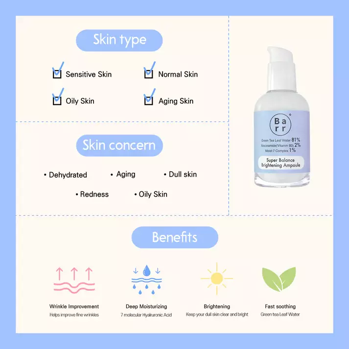 Barr Cosmetics Super Balance Brightening Ampoule (50ml)