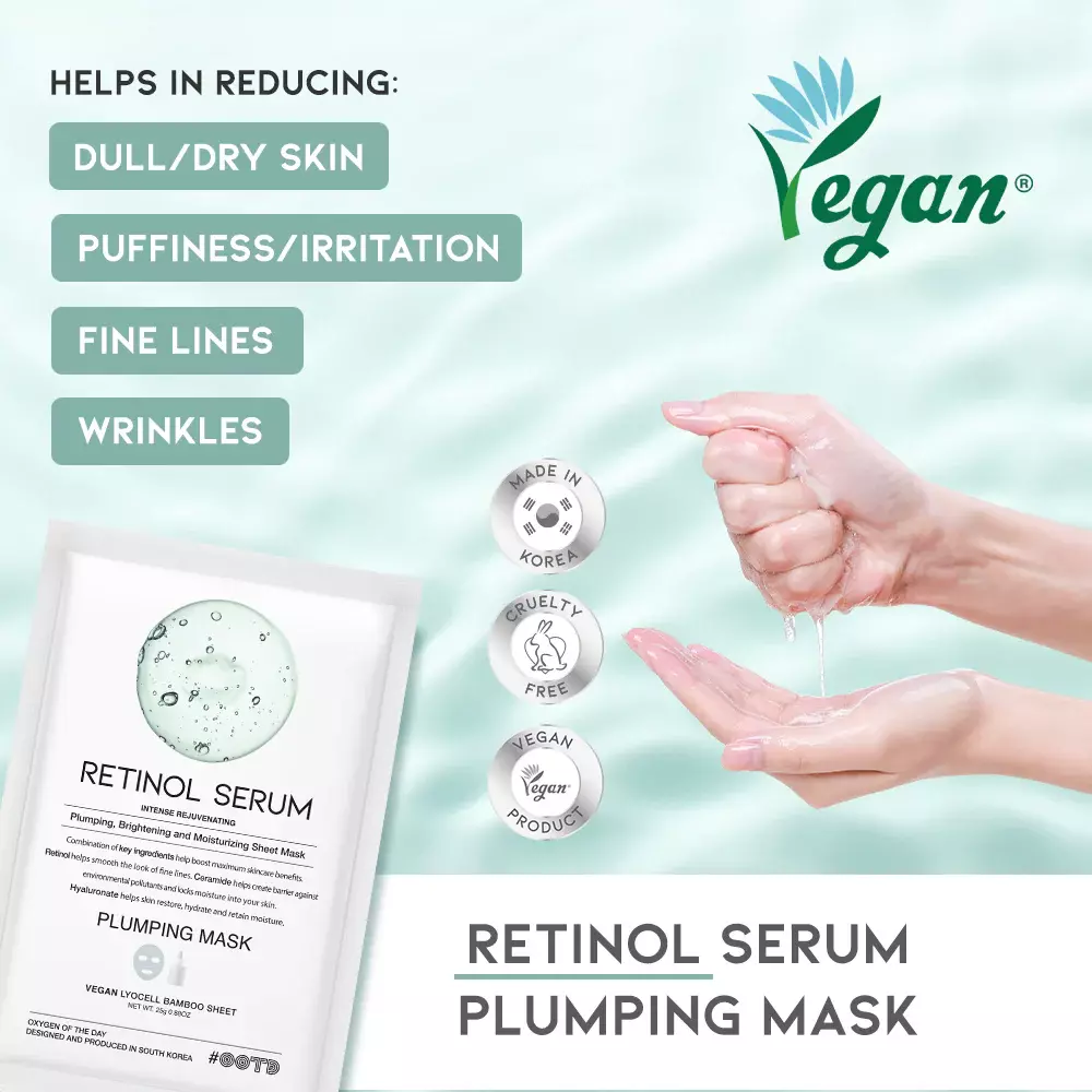 OOTD Retinol Serum Plumping Mask