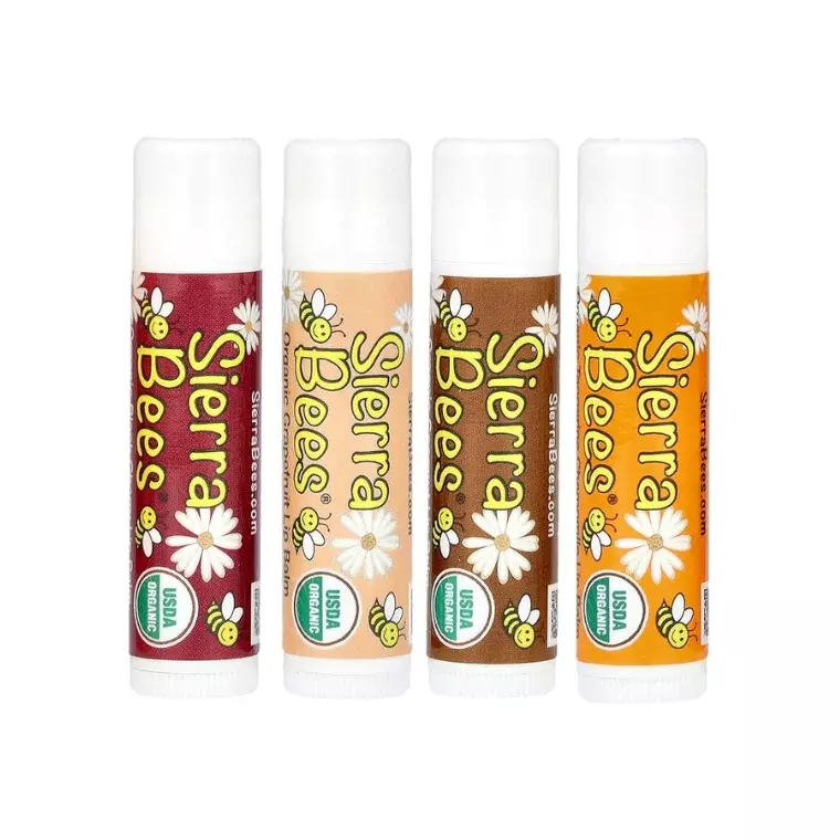 Sierra Bees Organic lip Balm Variety 4 Pack (4.25 gm)