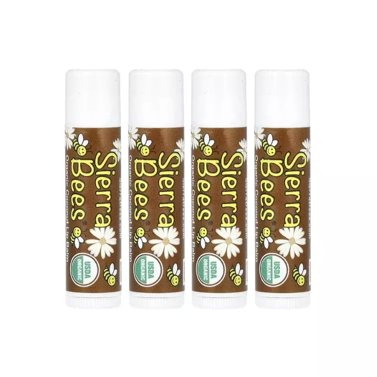 Sierra Bees Organic Coconut Lip Balm 4pc (4.25gm)