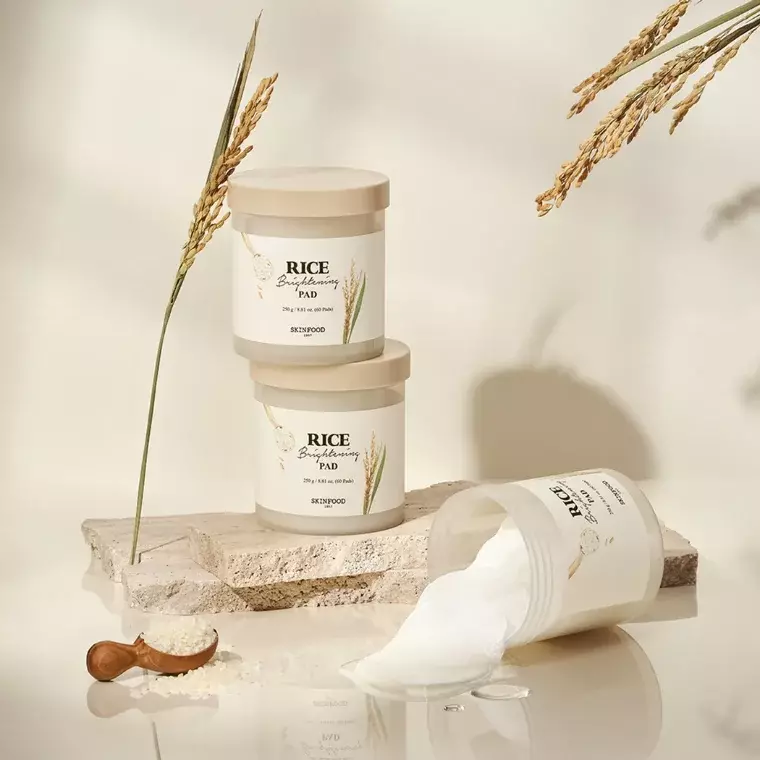 Skinfood Rice Brightening Pad 60 pads (250gm)