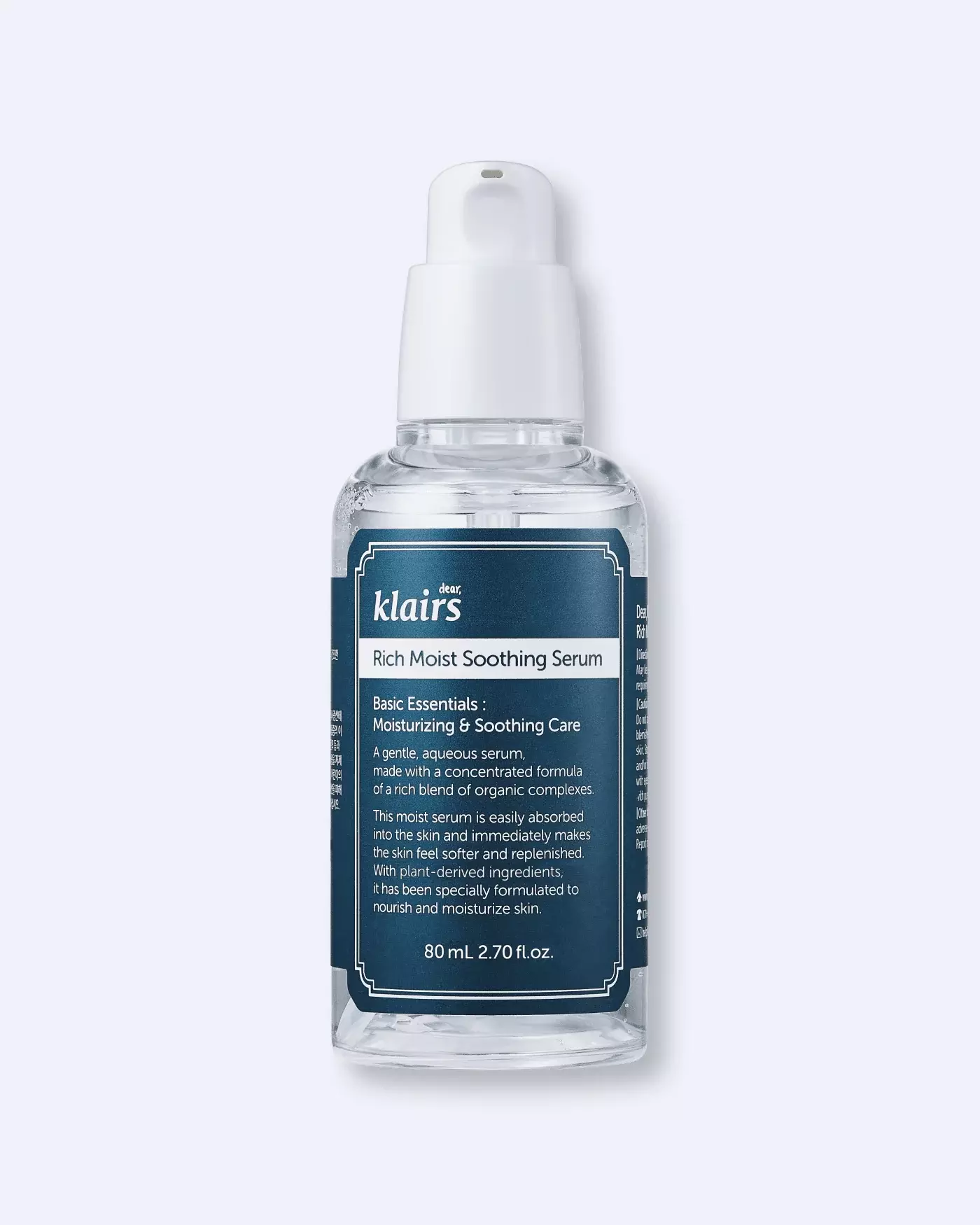 Dear Klairs Rich Moist Soothing Serum (80ml) + Rich Moist Soothing Cream (80g)
