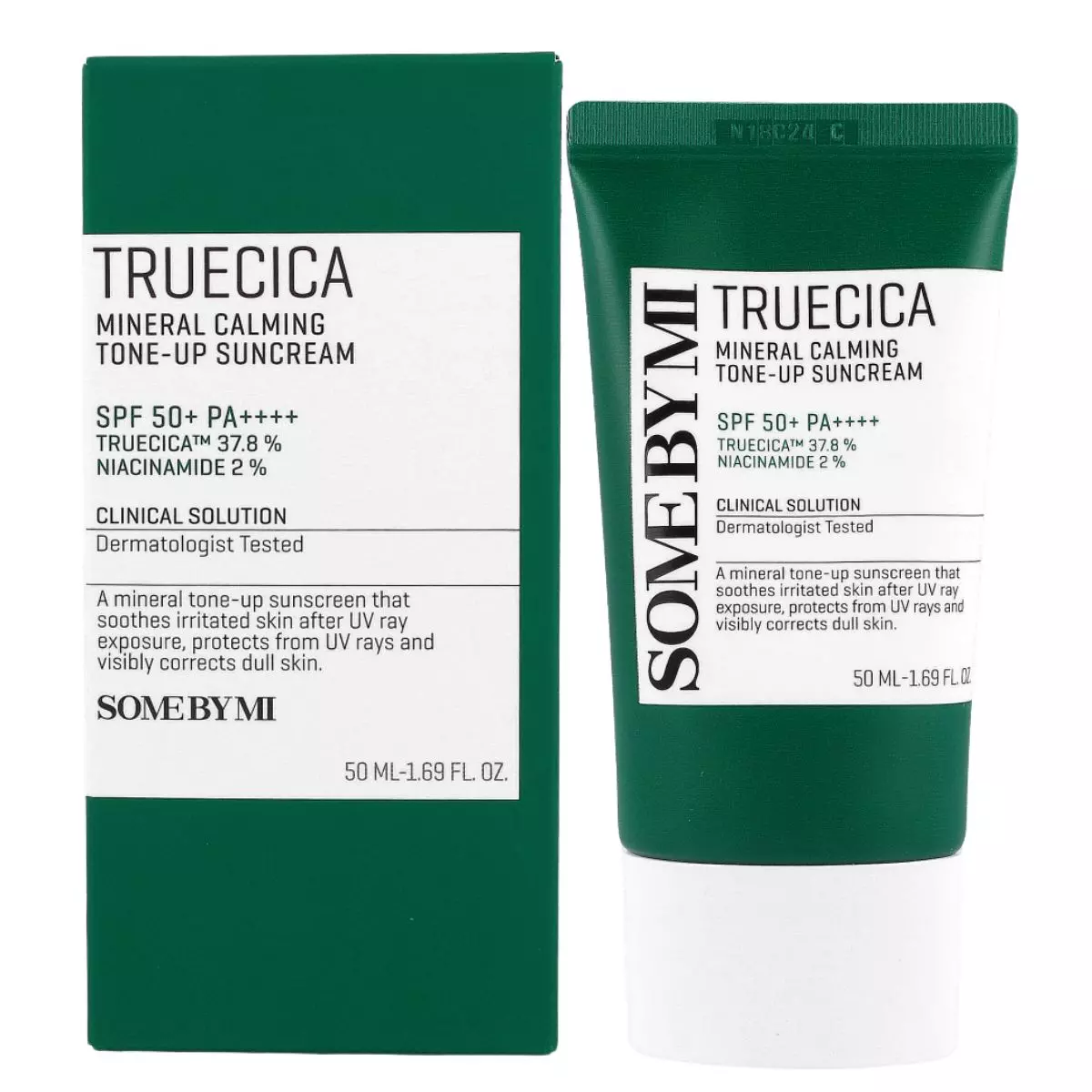 Some By Mi Truecica Mineral Calming Tone-Up Suncream (50ml)