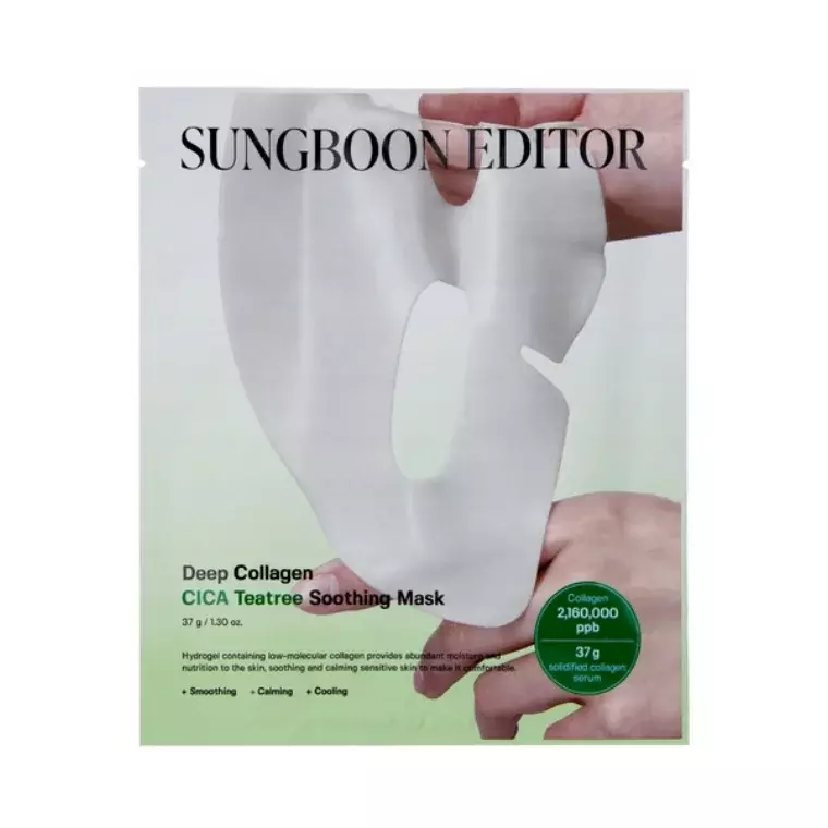 Sungboon Editor Deep Collagen Cica Teatree Soothing Mask (37gm)