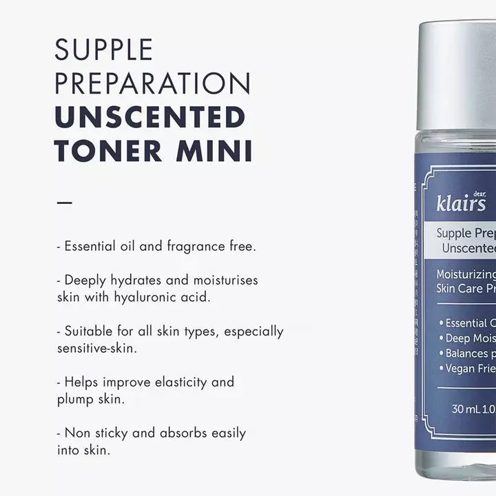 Dear Klairs Supple Preparation Unscented Toner (30ml)