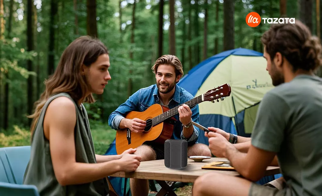 Tazata Waterproof Portable Bluetooth Wireless Speaker for Outdoor