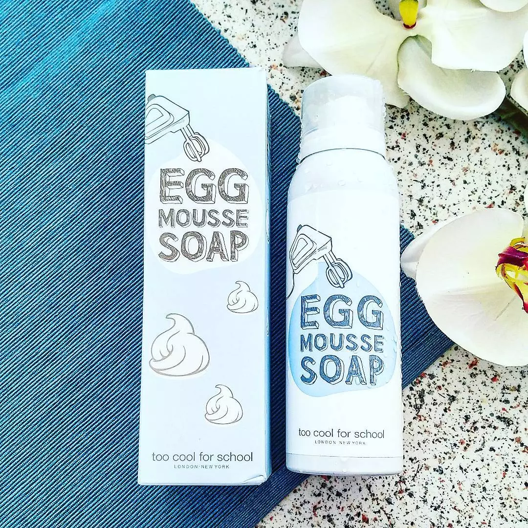BOGO Too Cool For School Egg Mousse Soap + Anua Heartleaf Pore Control Cleansing Oil 20ml