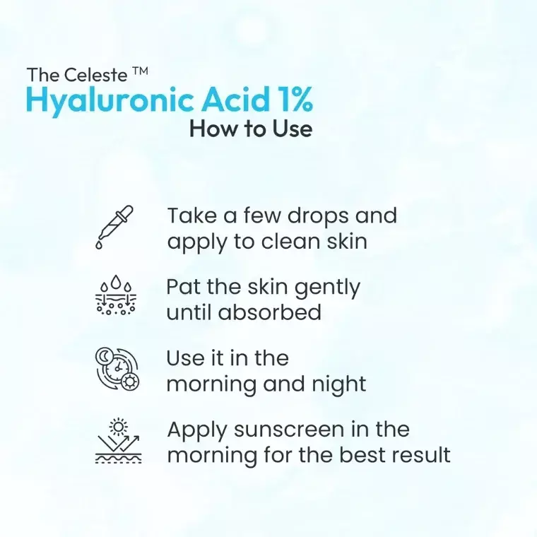 The Celeste Hyaluronic Acid 1% + Vitamin B5 (30ml)