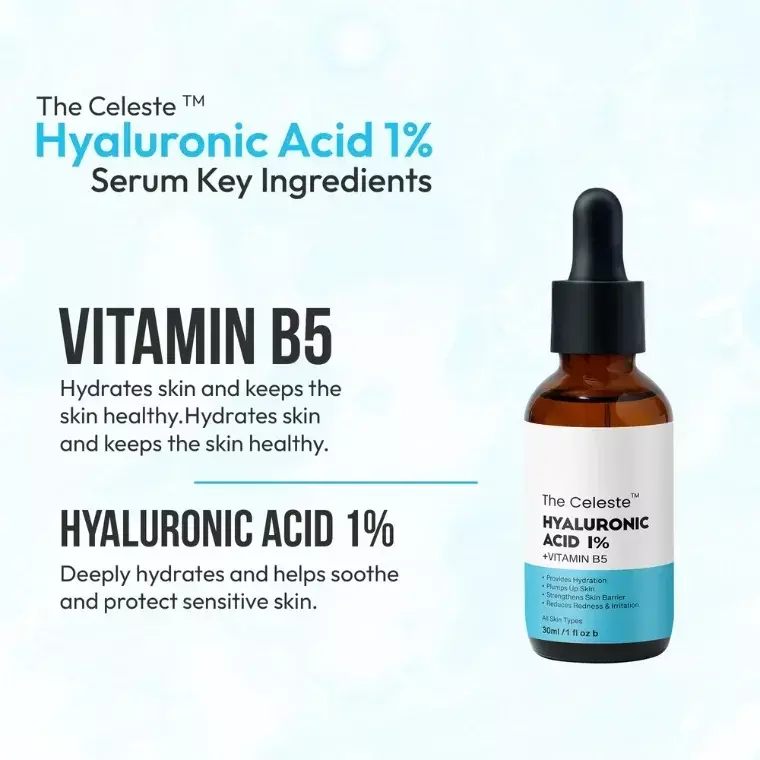 The Celeste Hyaluronic Acid 1% + Vitamin B5 (30ml)