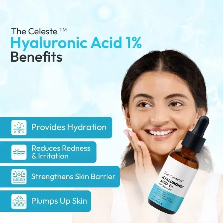 The Celeste Hyaluronic Acid 1% + Vitamin B5 (30ml)