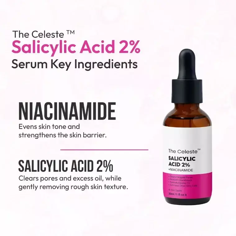 The Celeste Salicylic Acid 2% + Niacinamide (30ml)