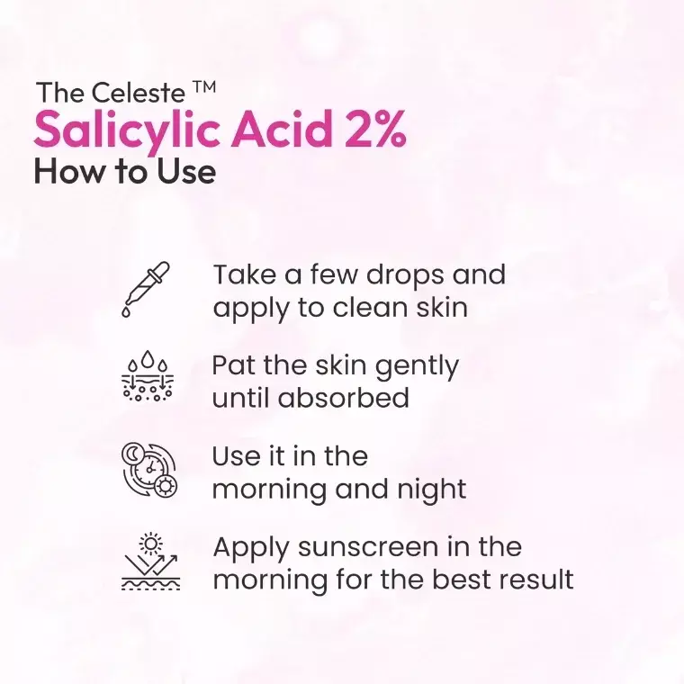The Celeste Salicylic Acid 2% + Niacinamide (30ml)