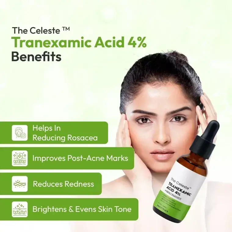 The Celeste Tranexamic Acid 4% + Niacinamide (30ml)