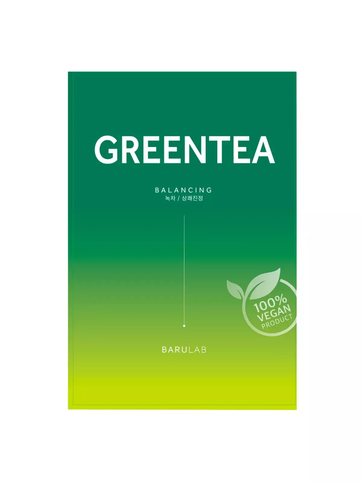 Barulab The Clean Vegan Mask - GREEN TEA (23g)