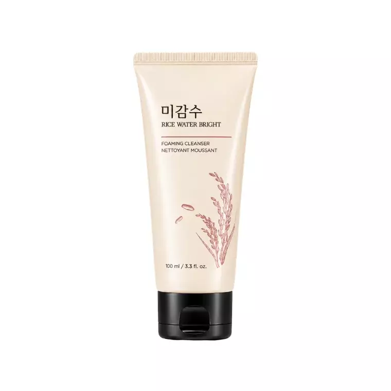 The Face Shop Rice Water Bright Foaming Cleanser (100ml)