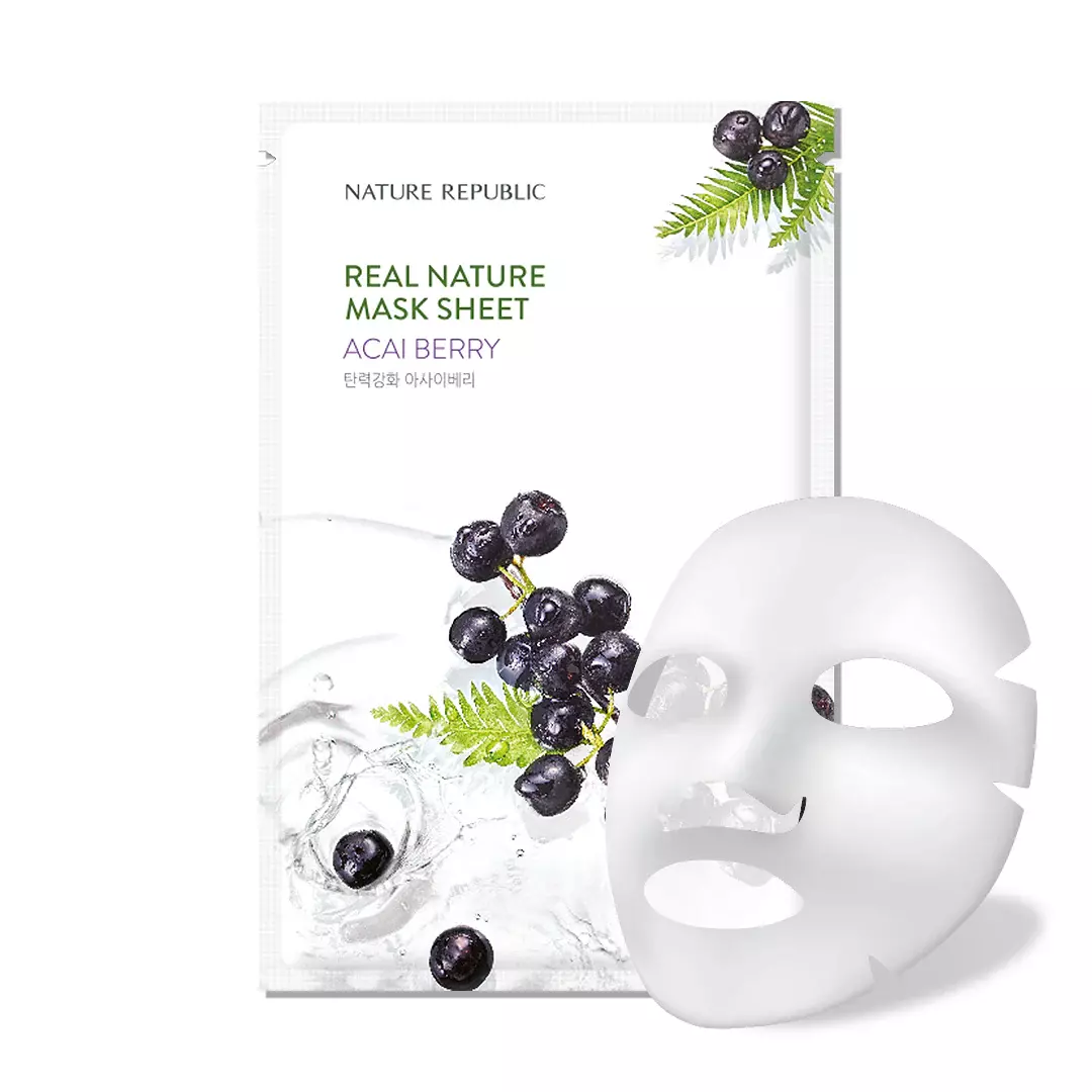 Nature Republic Real Nature Acai Berry Mask Sheet