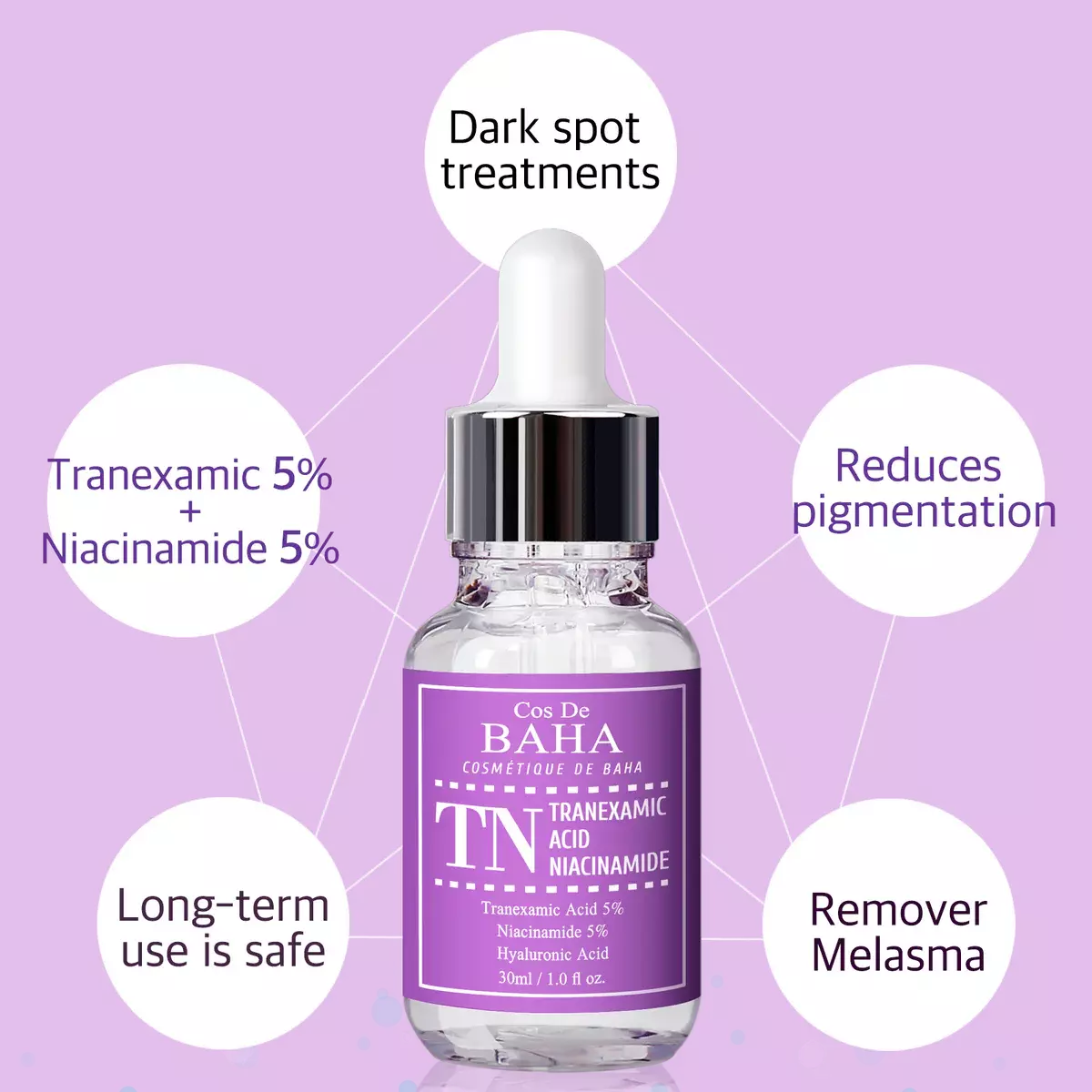 Cos De BAHA Tranexamic Serum (30ml)