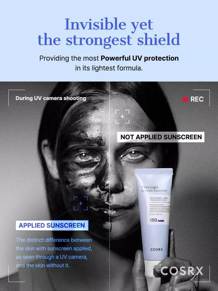 Cosrx Ultra-Light Invisible Sunscreen SPF50 PA++++ (50ml)