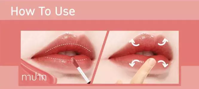 Baby Bright Lip & Cheek Color Stain Essence #1 Peach Coral (2.4g)